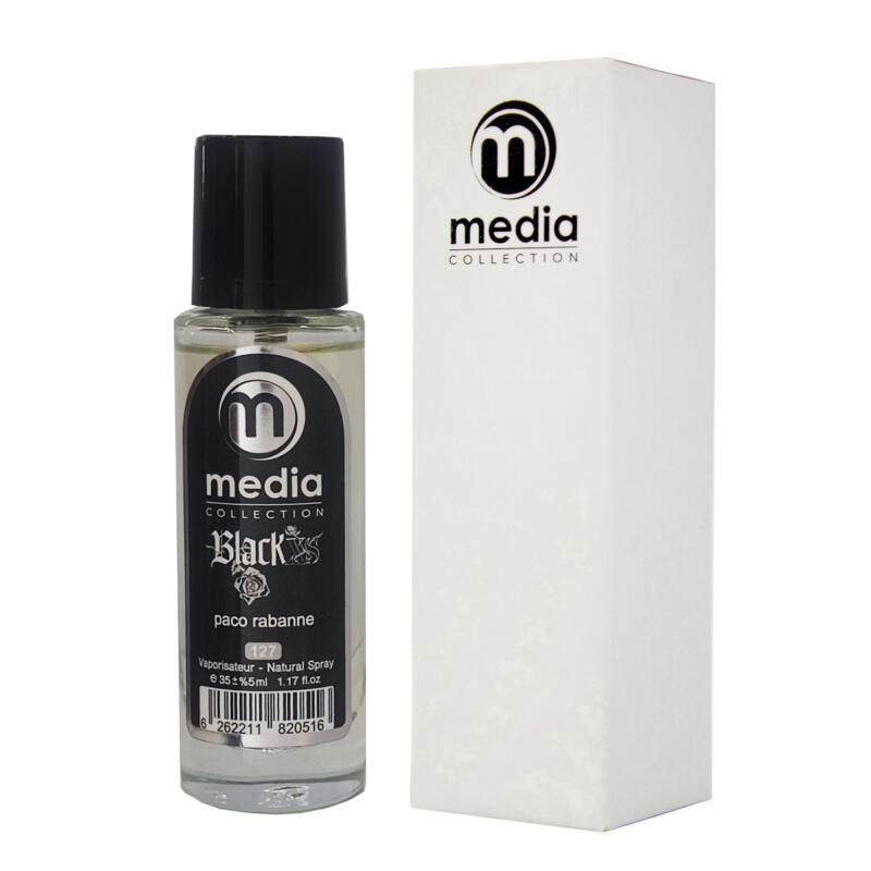 عطر جیبی مردانه مدیا مدل Black Xs حجم 35 میلی لیتر
