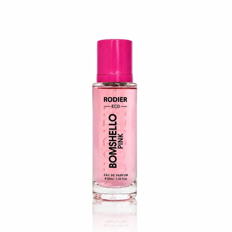 عطر جیبی زنانه رودیر مدل Bomshello Pink با رایحه خنک حجم 30 میلی‌لیتر