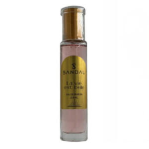 عطر جیبی زنانه صندل مدل لاویه بل لانکوم با رایحه شیرین حجم ۲۵ میلیلیتر