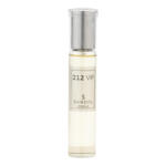 عطر جیبی مردانه صندل مدل 212vip با رایحه تند و خنک حجم 25 میلی‌لیتر