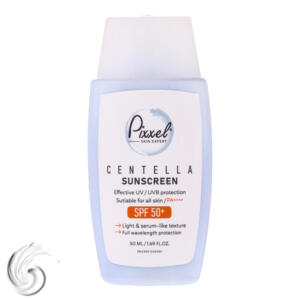 کرم ضد آفتاب بیرنگ پیکسل SPF 50 مدل Centella محافظ UVA ،UVB، ++++PA مناسب برای انواع پوست حجم 50 میلیلیتر
