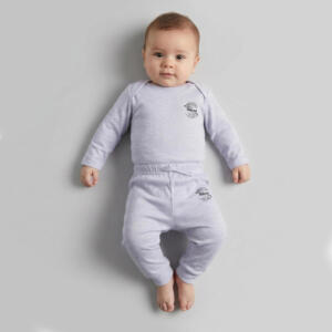 ست بادی و شلوار راحتی نوزادی نیل کوک مدل Lilac