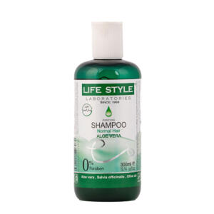 شامپو مو لایف استایل مدل Aloevera حجم 300 میلی‌لیتر
