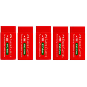 پاک کن فابر کاستل مدل PVC بسته 5 عددی