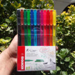 روان نویس کورس مدل FINE LINER طرح قایق بسته 12 عددی