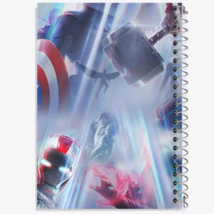 دفتر مشق 100 برگ خندالو طرح مارول (Marvel) کد F11118