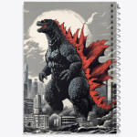 دفتر نقاشی 50 برگ خندالو طرح فیلم گودزیلا (Movie Godzilla) کد N8025