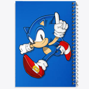 دفتر مشق 50 برگ خندالو طرح سونیک (Sonic) کد 37017
