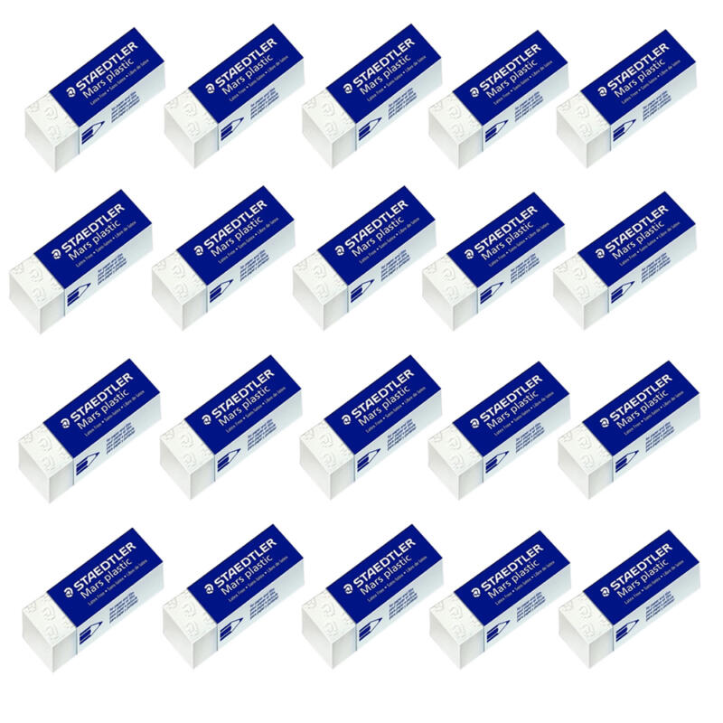 پاک کن استدلر مدل Mars Plastic کد 50 526 بسته 20 عددی