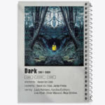 دفتر نقاشی 50 برگ خندالو طرح دارک (Dark) کد F11275