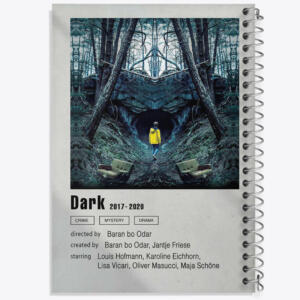 دفتر نقاشی 50 برگ خندالو طرح دارک (Dark) کد F11275