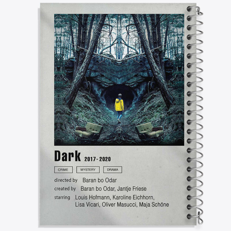دفتر نقاشی 50 برگ خندالو طرح دارک (Dark) کد F11275