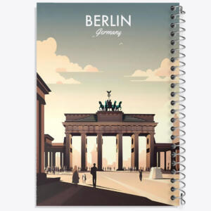 دفتر مشق 100 برگ خندالو طرح برلین (Berlin) کد F6322