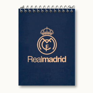 دفتر یادداشت 50 برگ خندالو مدل باشگاه رئال مادرید Real Madrid کد 1992