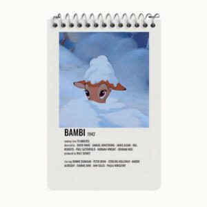 دفتر یادداشت 50 برگ خندالو طرح بامبی (Bambi) کد F13210