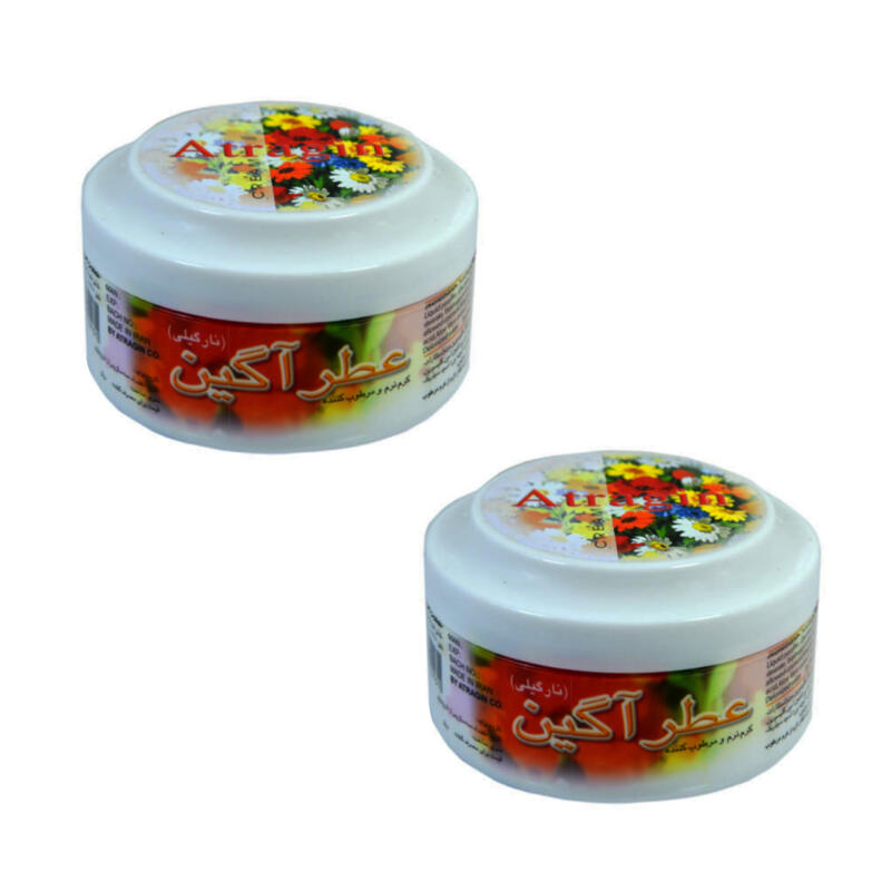 کرم مرطوب کننده عطراگین مدل coconut حجم 200 میلی لیتر مجموعه 2 عددی
